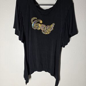 Coogi Women's Black T-shirt